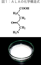 図1：ALAの化学構造式